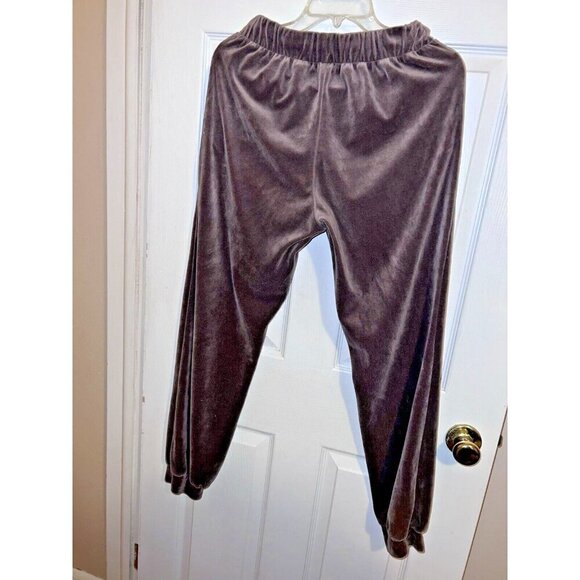 BETTER BE Womens Velour Cropped Hoodie Tracksuit Sz L Juniors - Picture 7 of 16